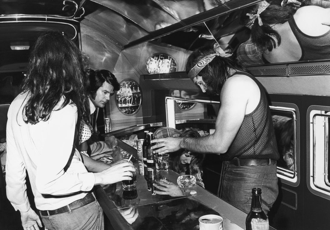 Mesh tank top, as seen on Led Zeppelin's Starship in 1973. (Getty)